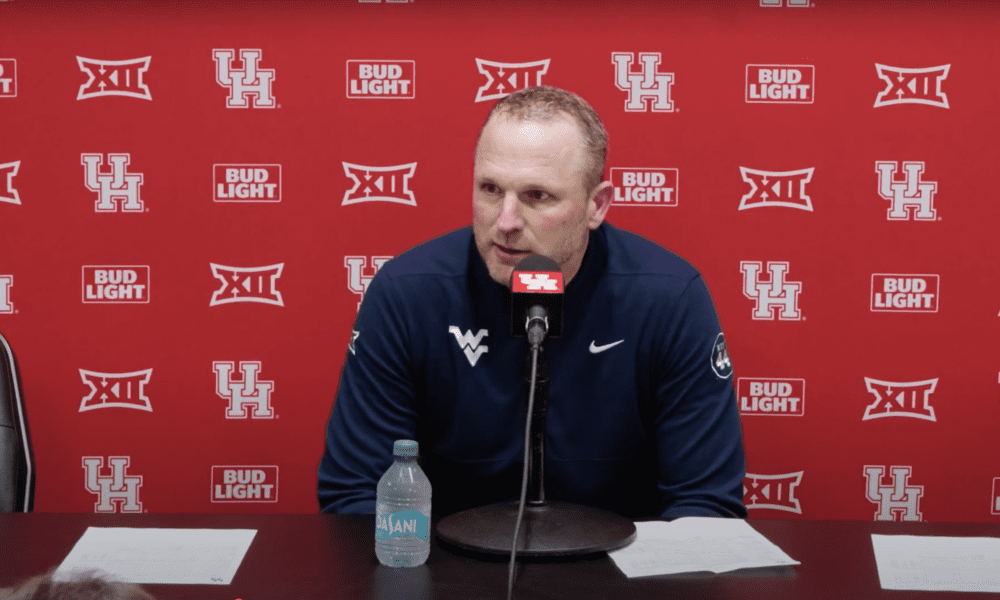 WVU Basketball HC Darian DeVries at Houston